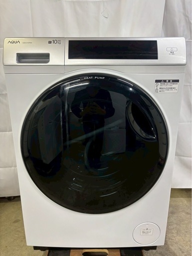 【成約済み】【12ヶ月保証】AQUAドラム式洗濯機 AQW-D10P 2023年 洗濯10kg 乾燥5kg
