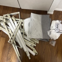 BabyGoo ベッドガード ベッドフェンス2枚セットの画像