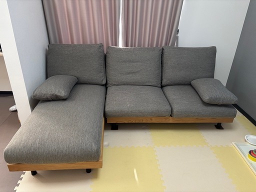 美品　
アレッタ(Arreda) ローソファ　FV19-20-40