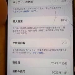 iPhone15Pro シルバー　125GBの画像