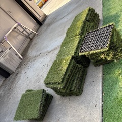 人工芝　30cm×30cmの画像