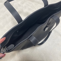 coach黒トートバッグの画像
