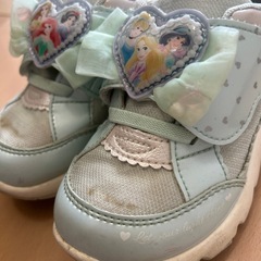 17cm ムーンスター キッズ スニーカー ディズニー プリンセスの画像