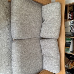 ニトリ　3人掛けソファーの画像