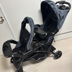 (カトージ)2人乗りベビーカーの画像