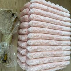 [韓国] COZY ふわふわ もこもこスツール ピンク 多用途チェア 収納付きの画像