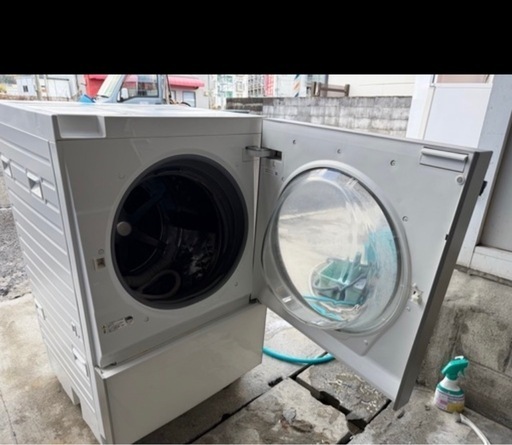 NO B793?福岡市内配送設置無料✨?NA-VG1300R-S ドラム式洗濯乾燥機 Cuble（キューブル） シルバーステンレス [