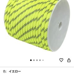 新品未開封未使用、キャンプロープ40m　の画像