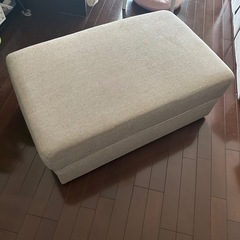 【お譲りします】アイボリー　ソファ　1人用の画像