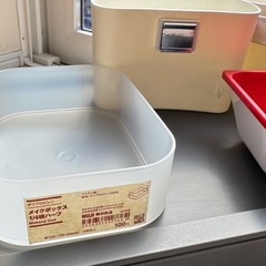 収納ボックス いろいろまとめて9点 無印、ケユカ、IKEAなどの画像