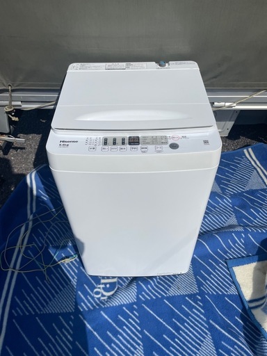 風乾燥機能付き　24年製　洗濯機　5.5kg ハイセンス