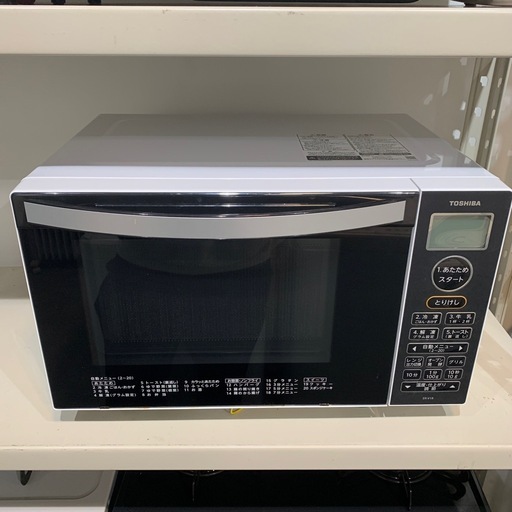 【ジモティー割】TOSHIBA 2022年製　オーブンレンジ　中にコゲ付きあり　（ID1896）