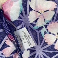 女児　浴衣　110  B-22 3点セット　の画像