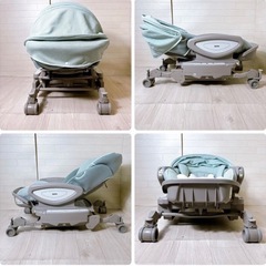 アップリカ ハイローチェア ユラリズム オート プレミアム AC 電動スウィングの画像