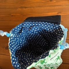 手作り　ベビーリュックの画像