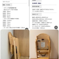 【取引予定の為お問い合わせ受付中止】カトージ、ハイチェア、ベビーチェアの画像