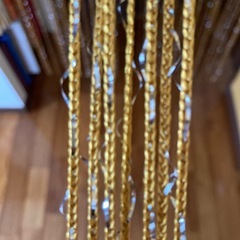 ひものれん ラメ糸 ストリングカーテン 間仕切り  目隠し おしゃれ キラキラ 90×200cm
の画像