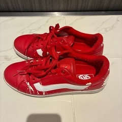 vans 26.5 レザー仕様 スニーカーの画像