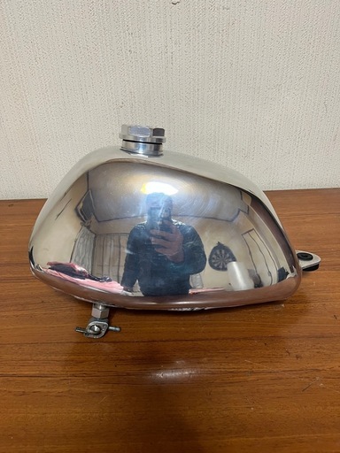 モンキー4Lビッグシーダー製アルミタンク！オムスビ型良品！POSHキャップ付