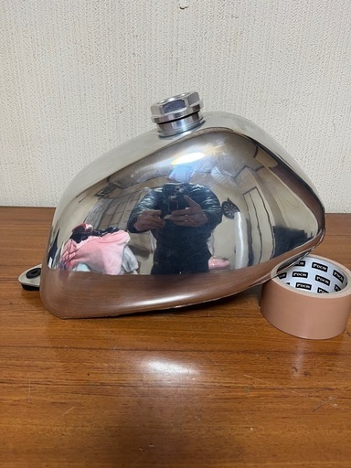 モンキー4Lビッグシーダー製アルミタンク！オムスビ型良品！POSHキャップ付