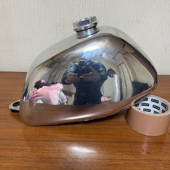 モンキー4Lビッグシーダー製アルミタンク！オムスビ型良品！POSHキャップ付の画像