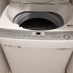 【日程ご相談ください！】SHARP 洗濯機 風呂水ポンプ付きの画像