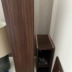 【新品未使用】スリムシェルフ、薄型棚、可動棚の画像