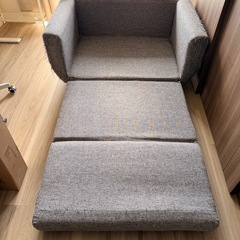 ソファ2人掛け 脚付き ソファベッド ベッド 3way ソファ ソファー 折りたたみ コンパクト ベッド フロアソファ の画像