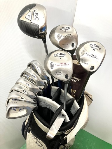 ◆Callaway キャロウェイ◆メンズ 右利き ゴルフクラブセット キャディバッグ付き