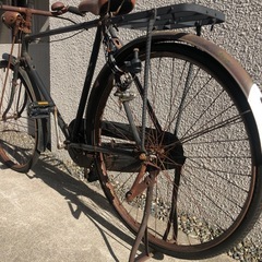 昭和クラシック運搬自転車 黒緑レトロ　神奈川　取りにくる人の画像