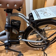 ペルテック　電動アシスト　自転車　折りたたみ　難あり　ジャンクの画像