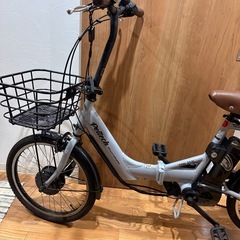 ペルテック　電動アシスト　自転車　折りたたみ　難あり　ジャンクの画像