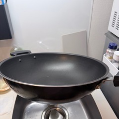 鉄鍋と蓋のセットの画像