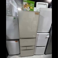 NO B741🌈福岡市内配送設置無料✨🌈東芝 TOSHIBA 片開きタイプ 冷凍冷蔵庫（410L・右開き） 5ドア ラピスアイボリー GR-J43GXVL(ZC)の画像