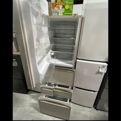 NO B741🌈福岡市内配送設置無料✨🌈東芝 TOSHIBA 片開きタイプ 冷凍冷蔵庫（410L・右開き） 5ドア ラピスアイボリー GR-J43GXVL(ZC)の画像
