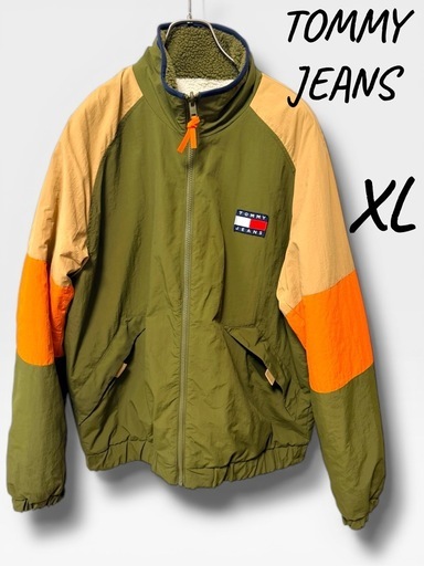  JEANSトミージーンズ　リバーシブル ボアジャケット　ユニセックス