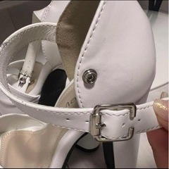 【一回のみ使用】ウェディングシューズ　13.5cmヒールの画像