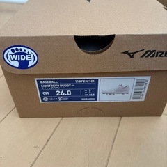 26cm MIZUNO ポイントスパイクの画像