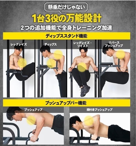 STEADY 懸垂 懸垂マシン ぶら下がり健康器 