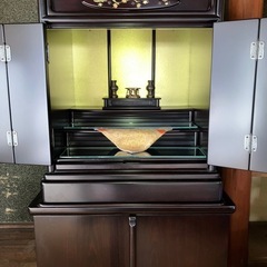 無料❗️仏具屋絶賛コンパクト仏壇！引取り限定‼️の画像