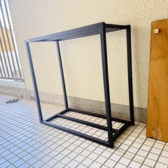 GEX　アクアラックスチール600BK　
組立式水槽台 上下2段設置 ブラックの画像