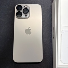 iPhone15 pro max 256GB ナチュラルチタニウムの画像