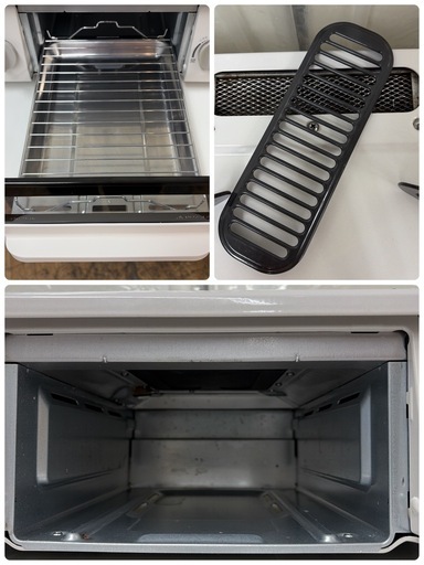 【?買取市場 6ヶ月保証】R674 ☀️ Paloma / パロマ 都市ガステーブル 水無し片面焼きグリル IC-N36HS-R ⭐ 
