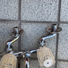 混合水栓　2ハンドル　蛇口　usedの画像
