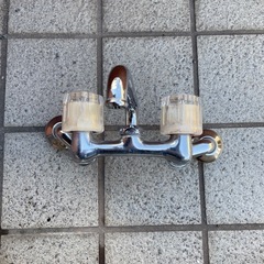 混合水栓　2ハンドル　蛇口　usedの画像