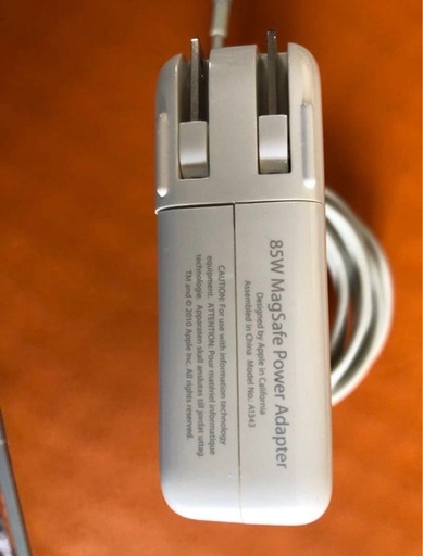 85W MagSafe電源アダプタ (L字型コネクタ付き)