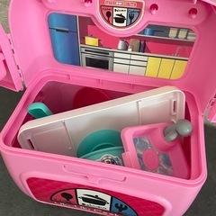 おままごとキッチンバッグセット ピンク Uki-Uki Cookingの画像