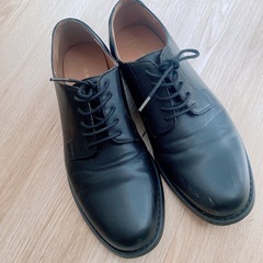 GLOBAL WORK 黒の革靴の画像