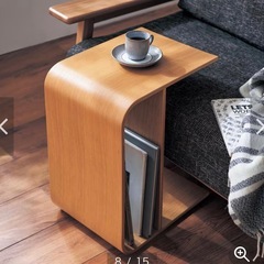 サイドテーブル　ソファテーブル　2wayの画像