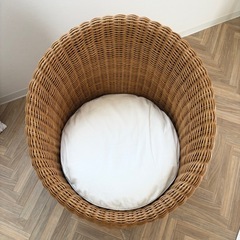 【お取引中】ラタン　チェアの画像